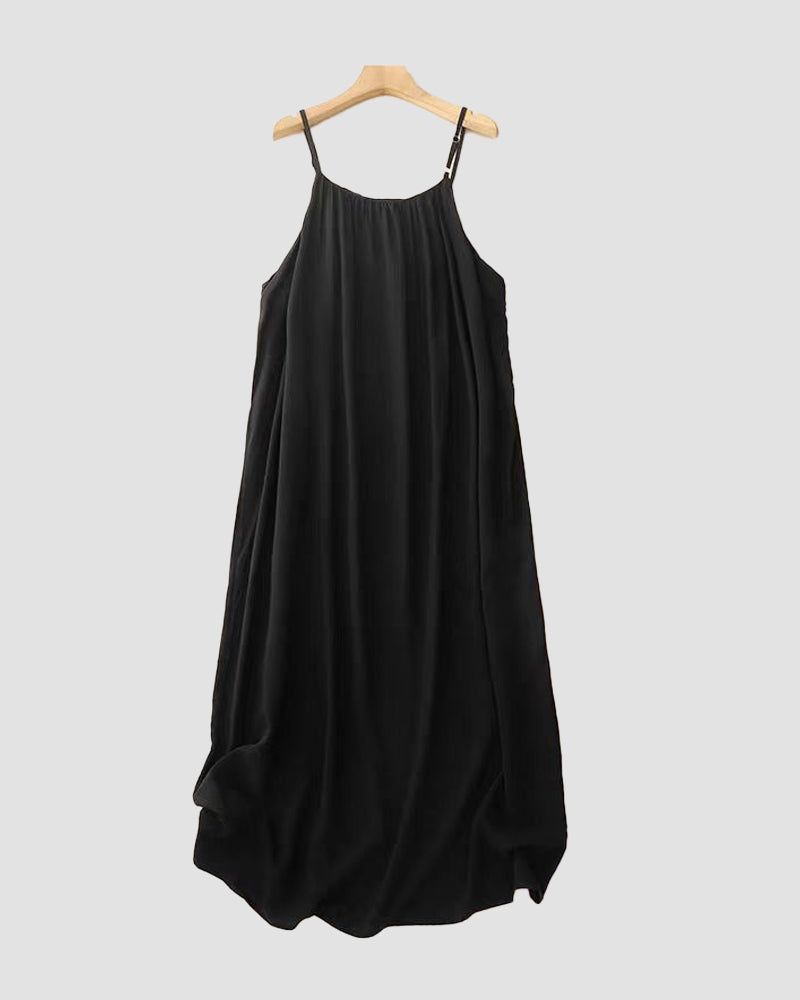 Backless Silhouette Cami Dress