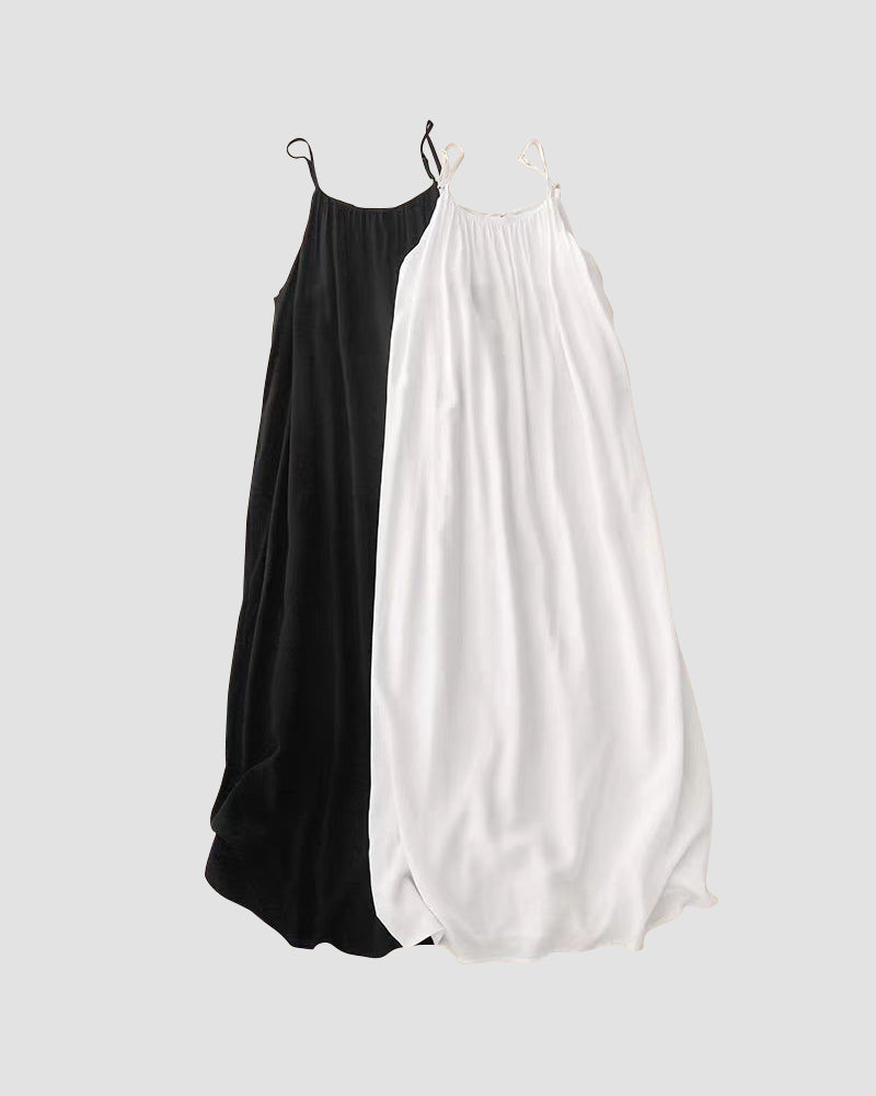 Backless Silhouette Cami Dress